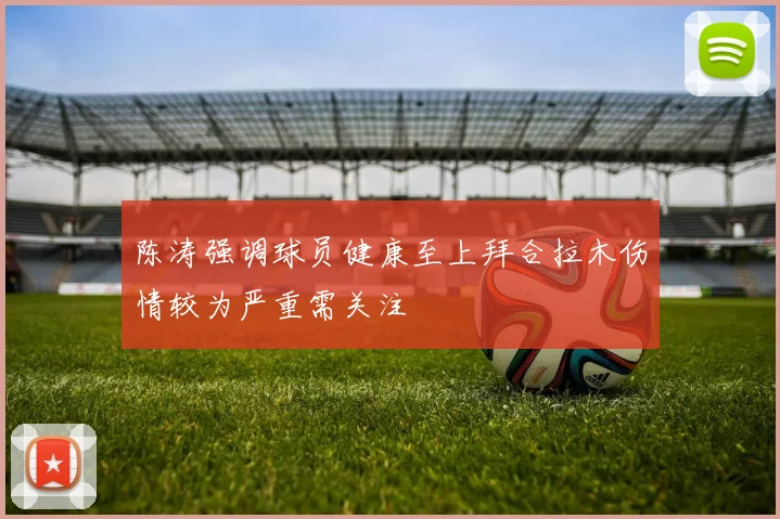 陈涛强调球员健康至上拜合拉木伤情较为严重需关注